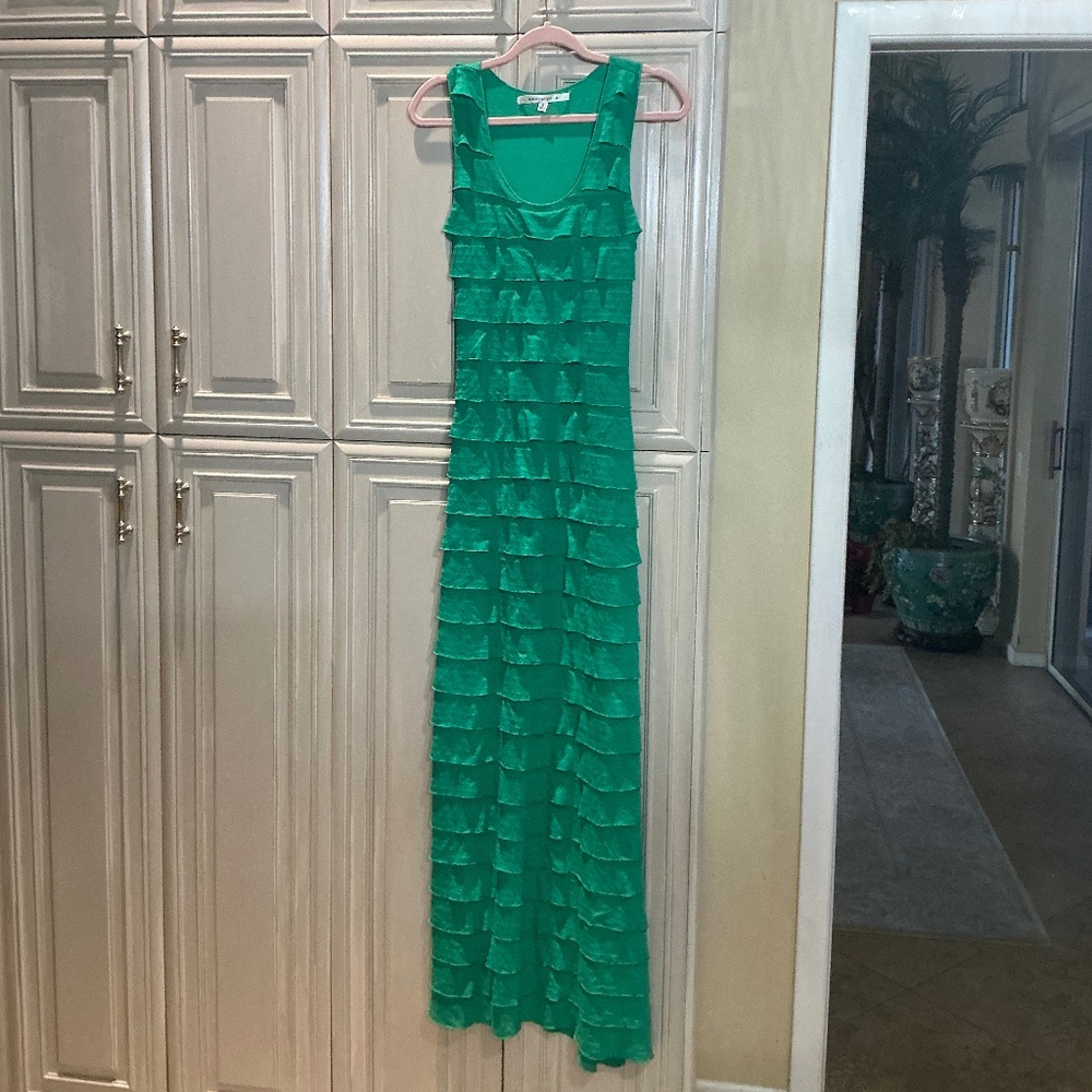 MAX STUDIO GREEN MAXI DRESS